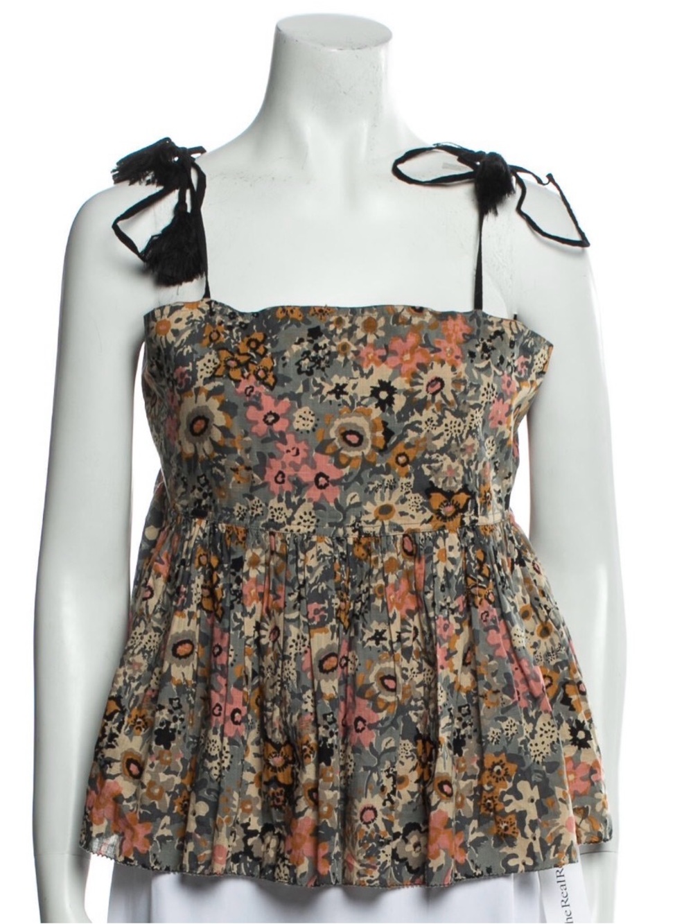 THE GREAT shoulder tie tank top
